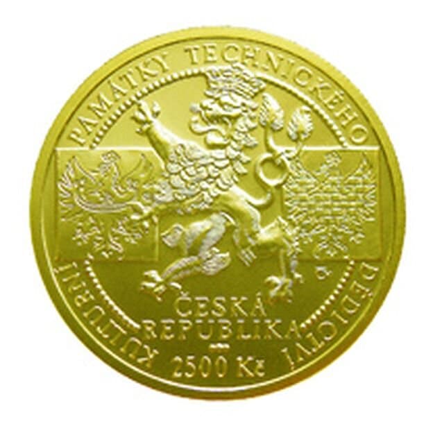 Národní kulturní památka papírna Velké Losiny - rubová strana