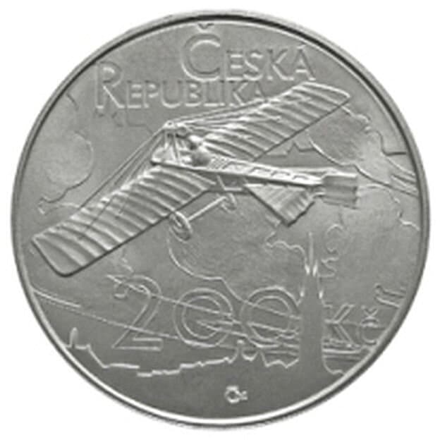 100. výročí prvního dálkového letu Jana Kašpara - rubová strana