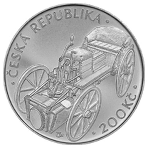 200. výročí představení parovozu Josefem Božkem - rubová strana