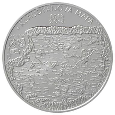 200 Kč - 500. výročí vydání Klaudyánovy mapy