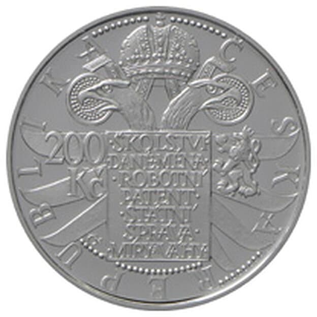 300. výročí narození Marie Terezie - rubová strana