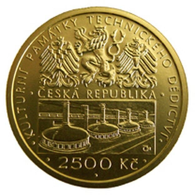 Technická památka pivovar v Plzni - rubová strana