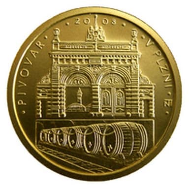 2 500 Kč - Technická památka pivovar v Plzni