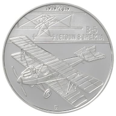 200 Kč - 100. výročí sestrojení prvního letounu československé výroby Bohemia B-5