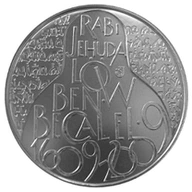 200 Kč - 400. výročí úmrtí Rabiho Jehudy Löwa