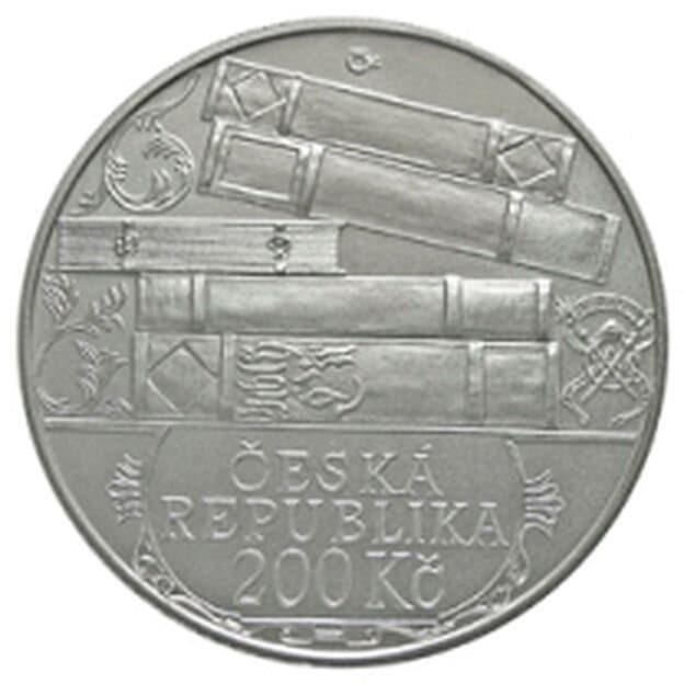 500. výročí narození Jiřího Melantricha z Aventina - rubová strana