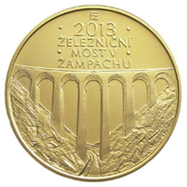 5 000 Kč - Železniční most v Žampachu