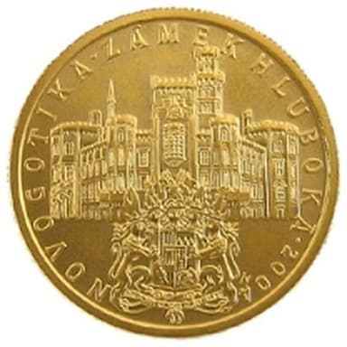 2 000 Kč - Novogotika - Zámek Hluboká