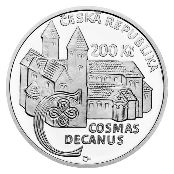 900. výročí úmrtí kronikář Kosmas - rubová strana