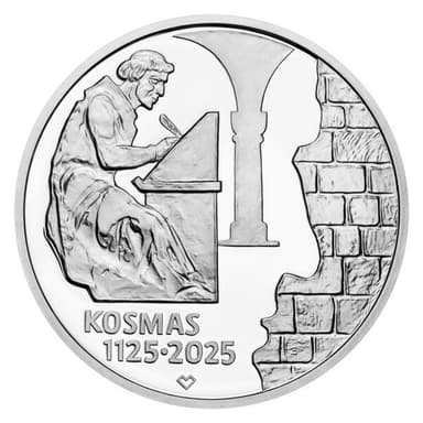 200 Kč - 900. výročí úmrtí kronikář Kosmas