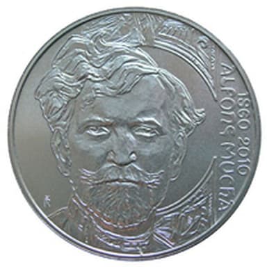 200 Kč - 150. výročí - narození Alfonse Muchy