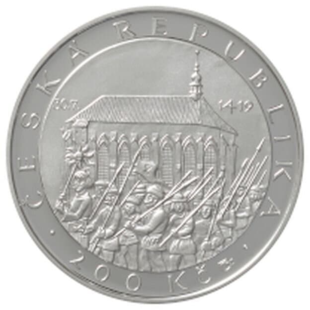 600. výročí první pražské defenestrace - rubová strana