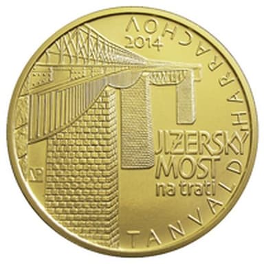 5 000 Kč - Jizerský most na trati Tanvald-Harrachov