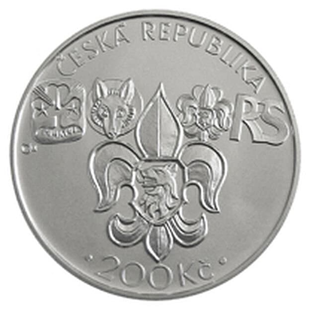 100. výročí - založení Junáka - rubová strana