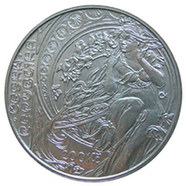 150. výročí - narození Alfonse Muchy - rubová strana